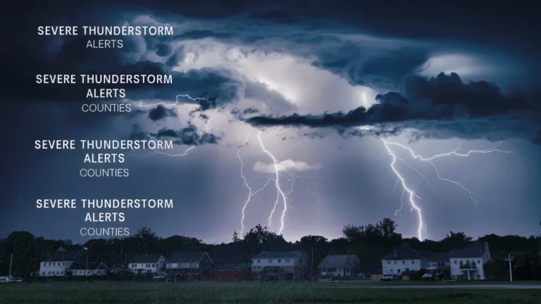 Multiple Severe Thunderstorm Alerts Issued for South Carolina Counties